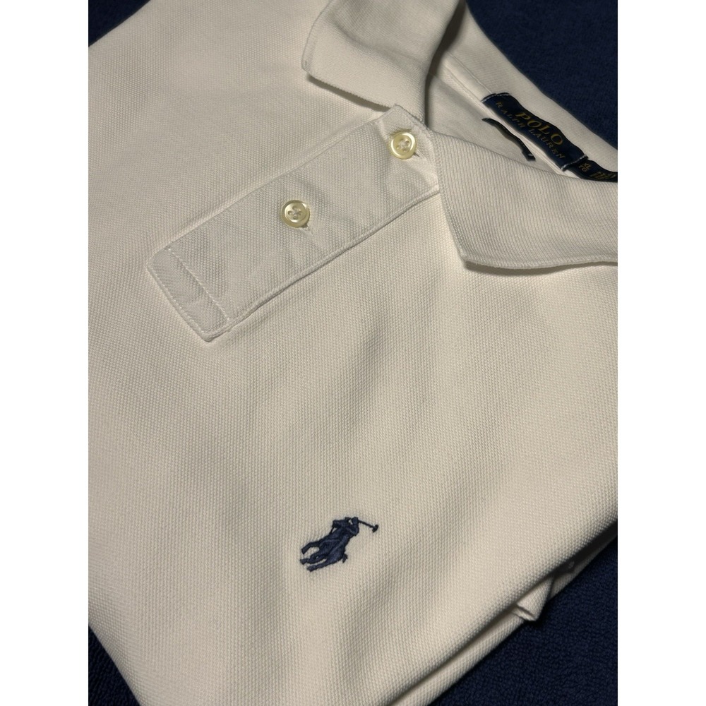 Polo Ralph Lauren Men's Crispy White Short‎ Sleeve Classic Fit Polo Shirt XLTG
